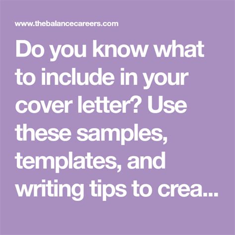 If you decide to include your references on your cv, you should provide the personal details of your two referees here. Do you know what to include in your cover letter? Use ...
