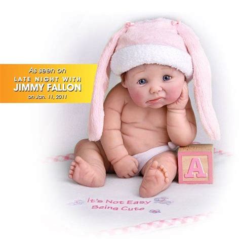 Sherry Rawn Its Not Easy Being Cute Resin Doll Miniature Baby Doll By