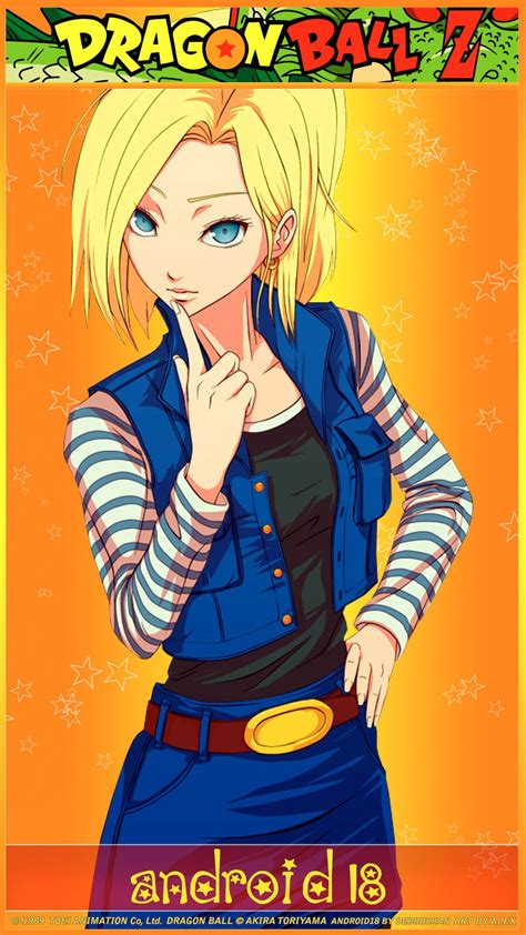 Android Number 18 Dragon Ball Z 1080x1920 Wallpaper