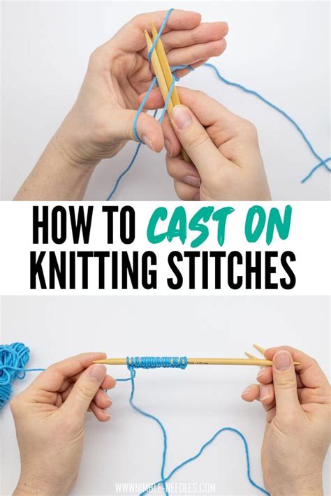 Learn how to knit a scarf with this simple garter stitch scarf. How to cast on knitting stitches - 3 easy methods for ...