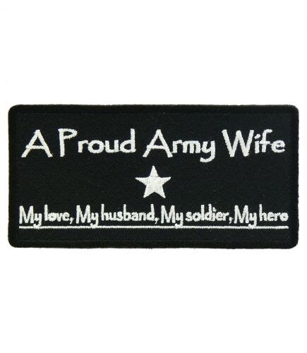 Proud Army Wife Patch Womens Military Patches Ebay