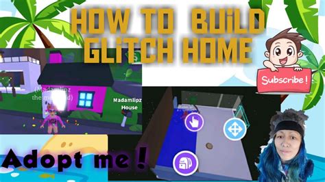How to design Glitch house (Madamlipz) Adopt me - YouTube