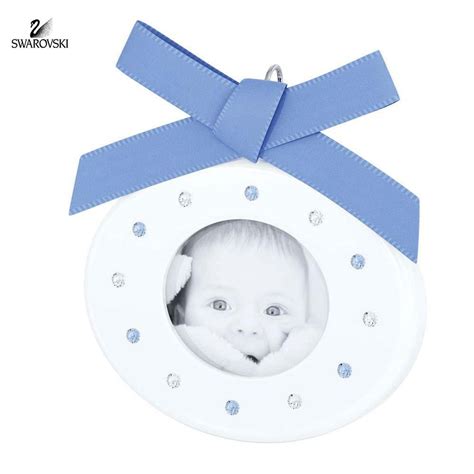 Swarovski Crystal Baby Picture Frame Baby Boy Blue #5049485 | Baby picture frames, Picture ...