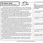 Water Cycle Reading Comprehension Worksheet