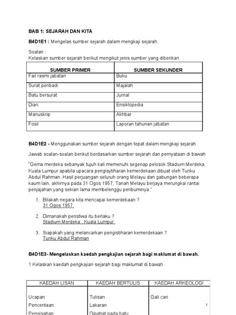 45+ Jawapan Sejarah Tingkatan 1 Bab 2 Pics  Jawapan Top