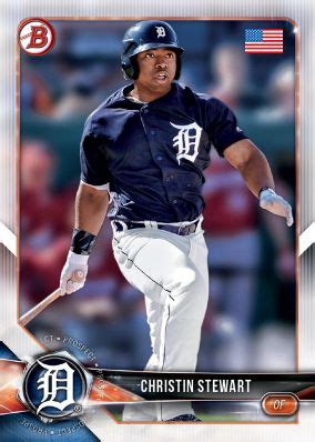 Christin Stewart Detroit Tigers Baseball Cards Baseball