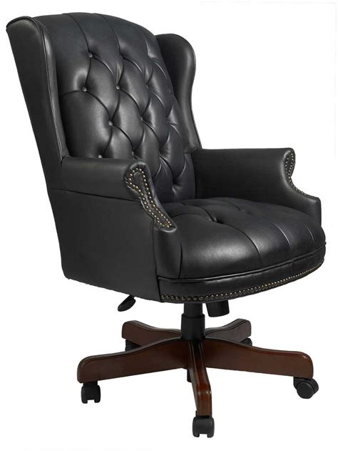 Extreme beautiful danish saddle leather wingback chair in wonderful (used) condition. Traditional Office Chair for Vintage Environment