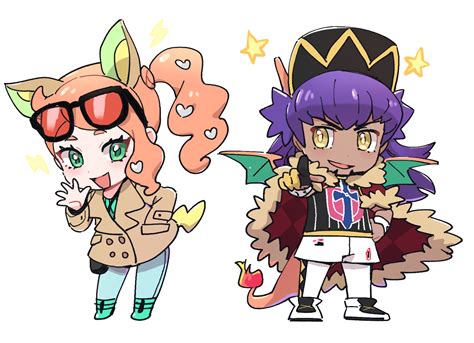 Leon Charizard Sonia And Yamper Pokemon And 2 More Drawn By Dede