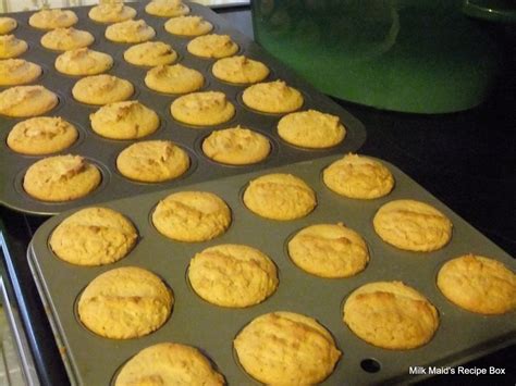 Milkmaids Recipe Box Peanut Butter Muffin Tin Cookies