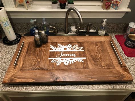 Wooden Sink Cover Extra Counter Space In Kitchen Cover Etsy