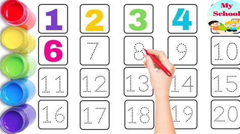 Learn Counting Numbers 123 Countingginti1 To 100 Countingrhymes For