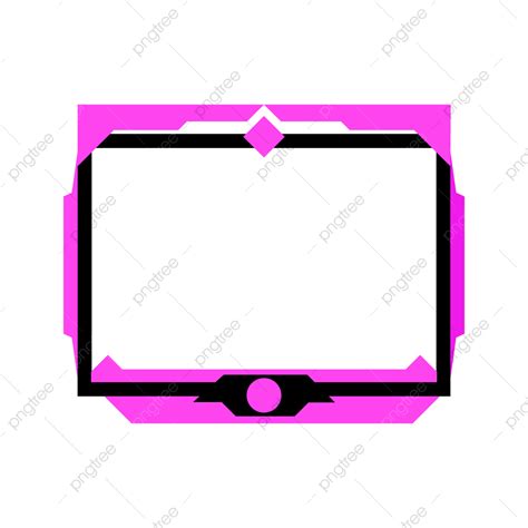 Pink Twitch Facecam Overlay Frame Gaming Overlays Twitch Streaming