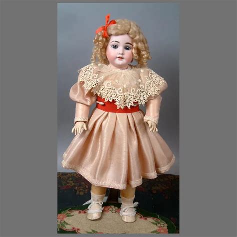 Armand Marseille 1894 24” Antique Bisque Child Doll French Trade Ruby