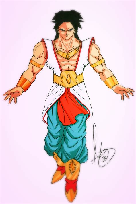 Saiyan Broly Commission By Animixter On Deviantart