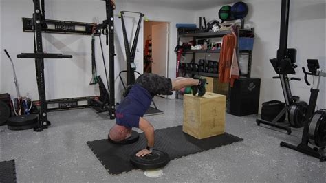 Deficit Elevated Pike Handstand Push Ups Youtube
