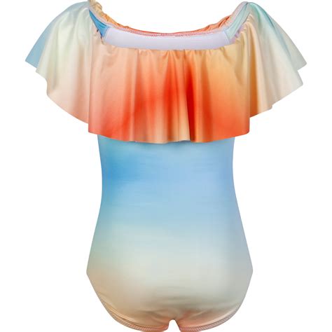 Stella Cove Tie Dye Ruffled Monokini — Bambinifashioncom