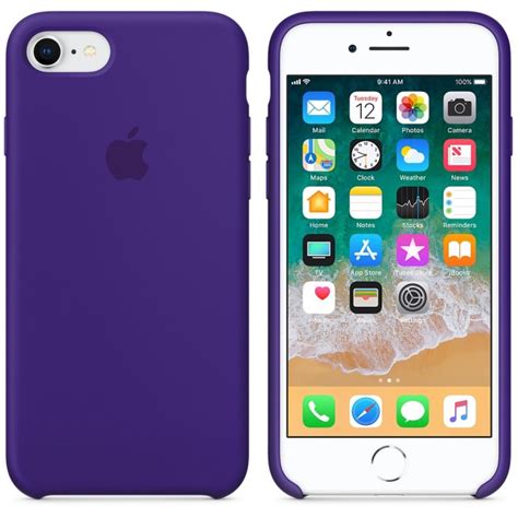 Apple Iphone 87 Silikoninis Ultra Violet Dėklas Mqgr2 Tik 3900