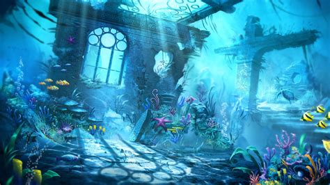 Underwater Fantasy Landscape