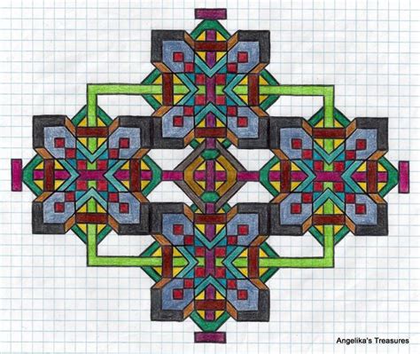 Drawing Ideas On Graph Paper Creative Art