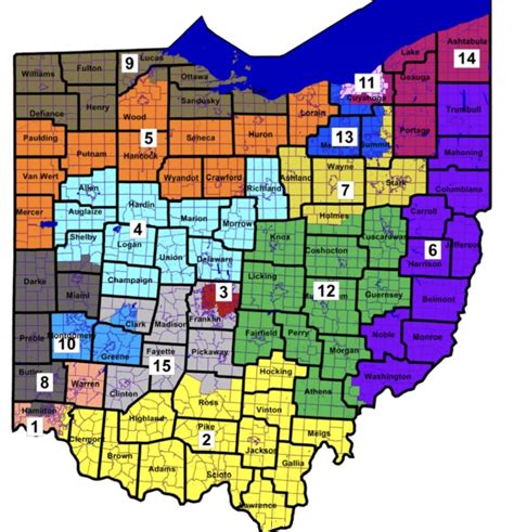 Ohio House Sends Congressional District Map To DeWine WOUB Public Media