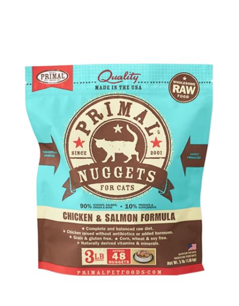Plus discounts!the best raw cat food brands have. Primal Frozen Raw Cat Food - Chicken & Salmon 3lb - The ...