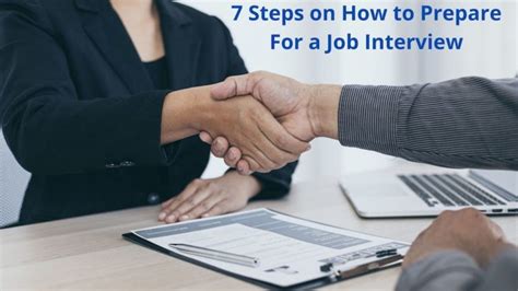 7 Steps On How To Prepare For A Job Interview Updated