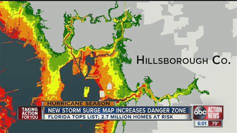 Florida Storm Surge Map Map Of The Usa With State Names