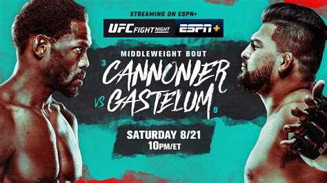 UFC Fight Night Cannonier Vs Gastelum On ESPN ESPN Deportes And