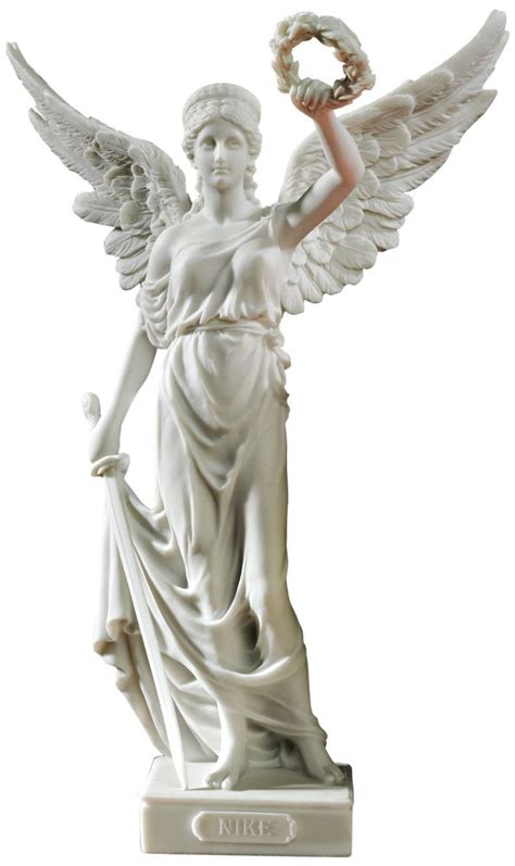 Amazon Com Design Toscano Nike The Winged Goddess Of Victory Bonded Marble Greek Goddess