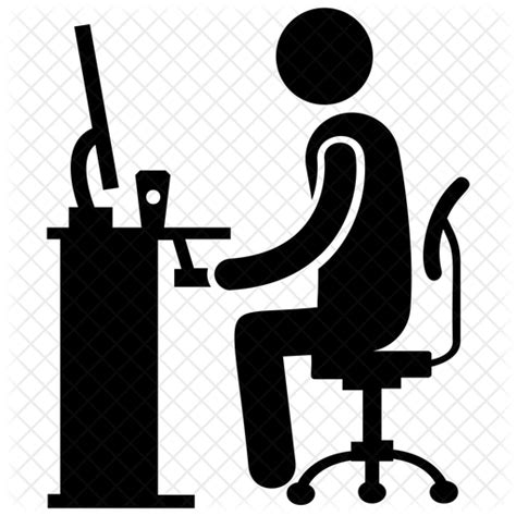 Data Entry Icon - Download in Glyph Style png image