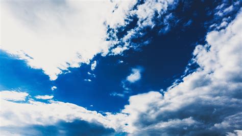 Blue Sky White Clouds Nature Wallpaper 3840x2160 Uhd 4k Resolution