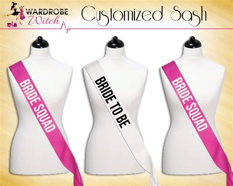 bride to be sash personalized sash custom sash bridal sash etsy