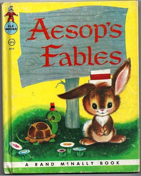 Vintage 1950s Elf Book Aesops Fables Elf Books Aesops Fables Fables