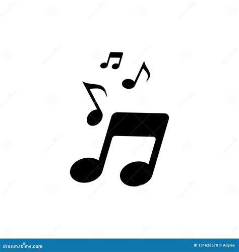 Vector Music Note Icon 5 Stock Photo Illustration Of Music 131628570