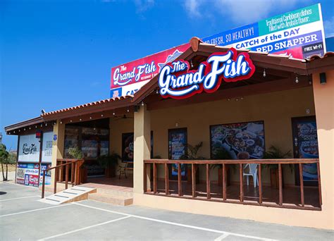 The Grand Fish Restaurant And Bar In Bos Apao Aruba