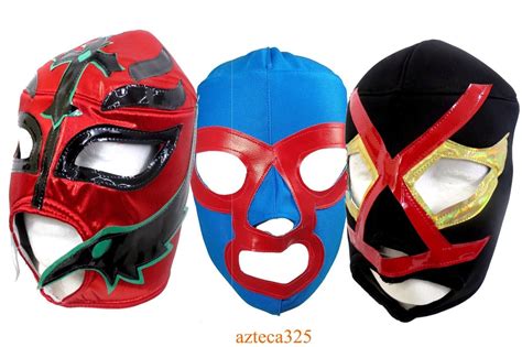 5PACK Mascaras De Luchador Assorted Mexican Wrestling Masks Fits Youth