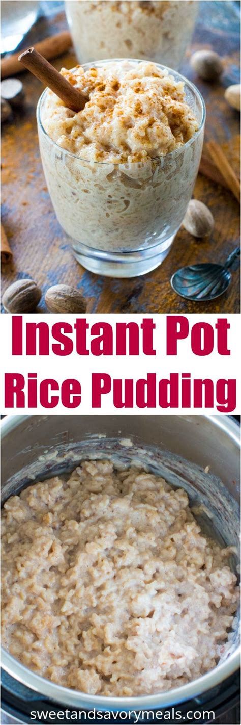 Instant pot recipes are my specialty! Best Instant Pot Rice Pudding | Recipe | Instant pot, Food ...