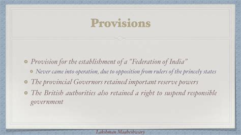 The Government Of India Act 1935 Lakshman Maaheshwary Youtube