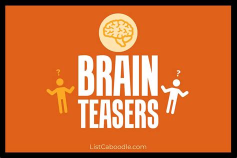27 Brain Teasers For Kids Test Creative Thinking Free Printable