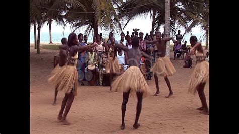 Traditional African Dance With Drum In Ghana Stock Footage Youtube