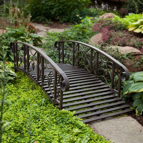 Metal Garden Bridge Decorative And Functional Item For Home Garden