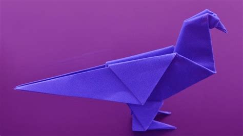 Paper Bird How To Make Paper Bird Origami YouTube