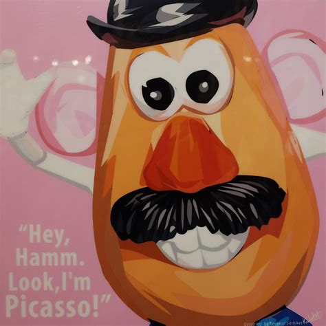 Mr Potato Head Pop Art Poster Toy Story Infamous Inspiration