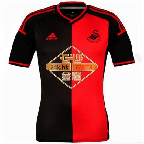The home of swansea city on bbc sport online. Swansea City AFC Away Fußball Trikot 2014/15 - Adidas ...