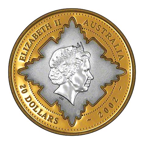Coins Australia 2002 20 Gold Queen Elizabeth Ii Diamond Jubilee Coin