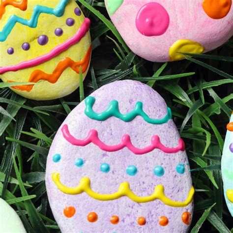 Easter Egg Rock Painting Craft For Kids Passion For Savings