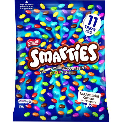 Nestle Smarties 11 Piece Share Pack 140g Big W