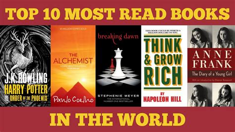 Top 10 Most Read Books In The World Youtube