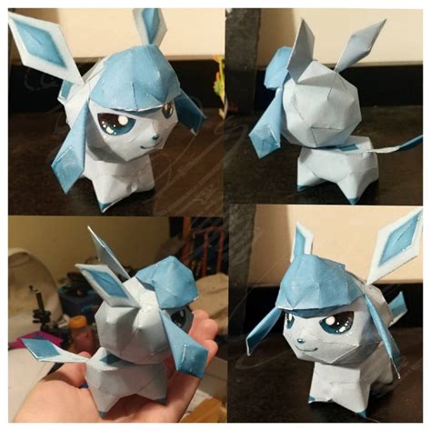 Glaceon Papercraft By Dragon Eternal On Deviantart