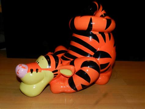 Rare Disney Winnie The Pooh Crouching Pouncing Tigger Cookie Jar Tiger 12 Long Antique Price